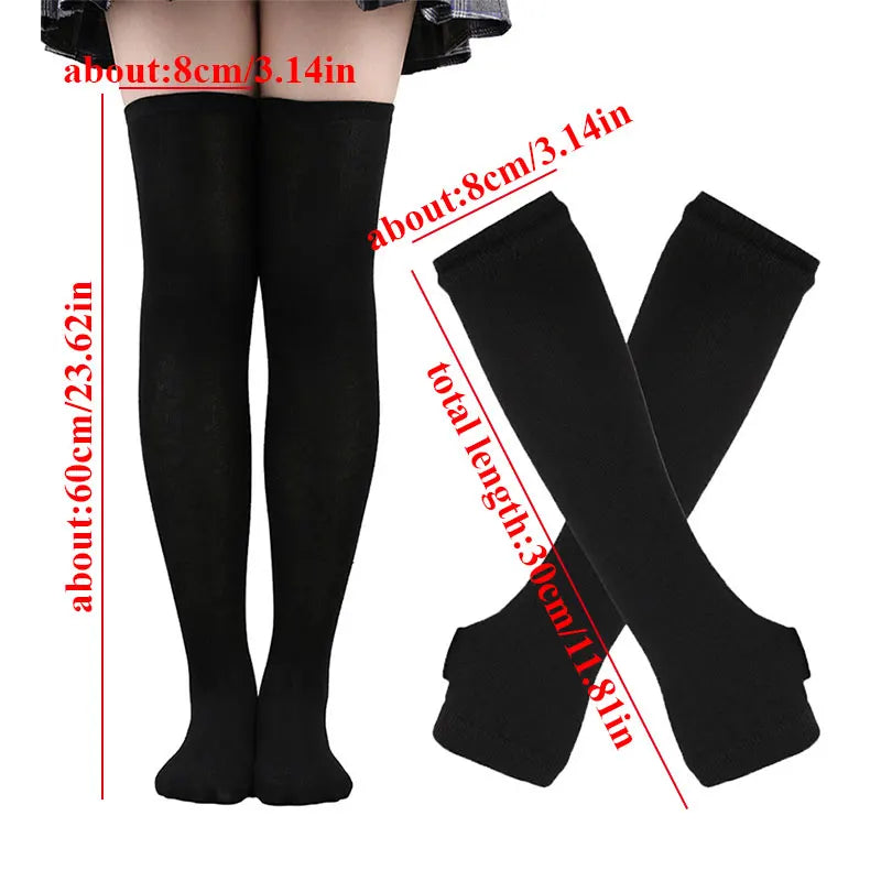 Striped Stocking Women over Knee Socks 