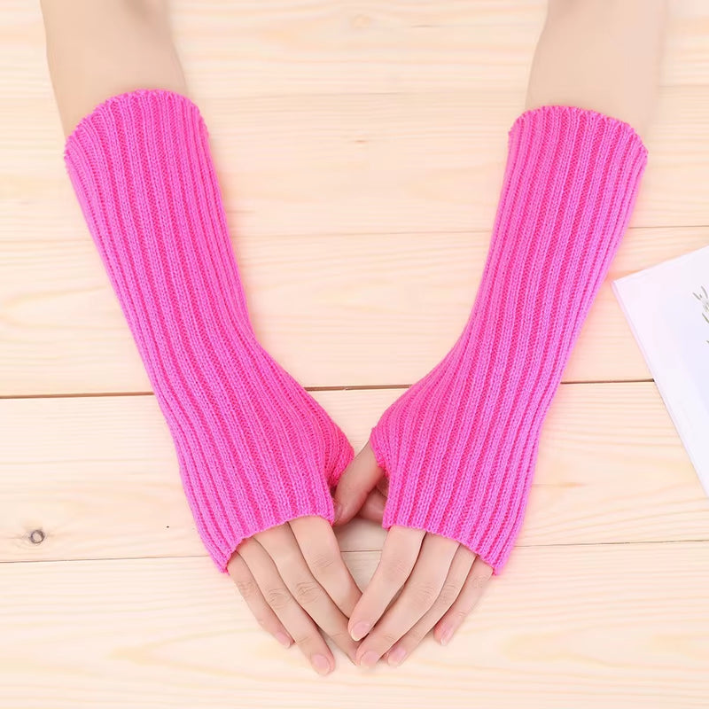 Fingerless Gloves Arm Warmers