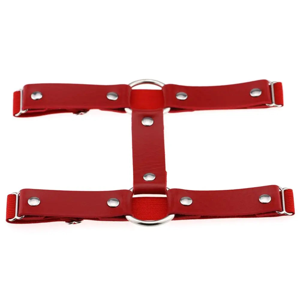 Sexy Leg Garter Wraps for Raves Goth Leg Chain Adjustable