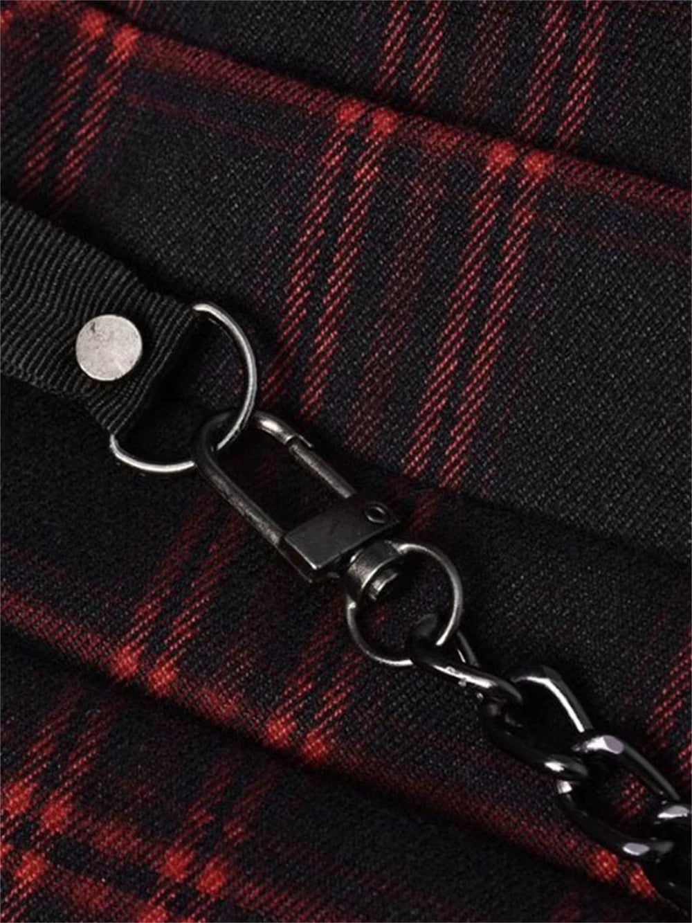 Plaid Dress Pleated Mini 