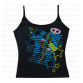 Elevate Your Style with the Y2K Goth Emo Girl Crop Top - Vintage Aesthetic Letter Print Tee for Trendy Streetwear