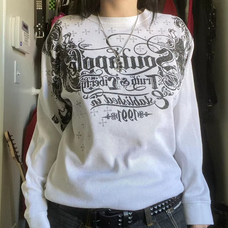 Cross Print T-Shirt 