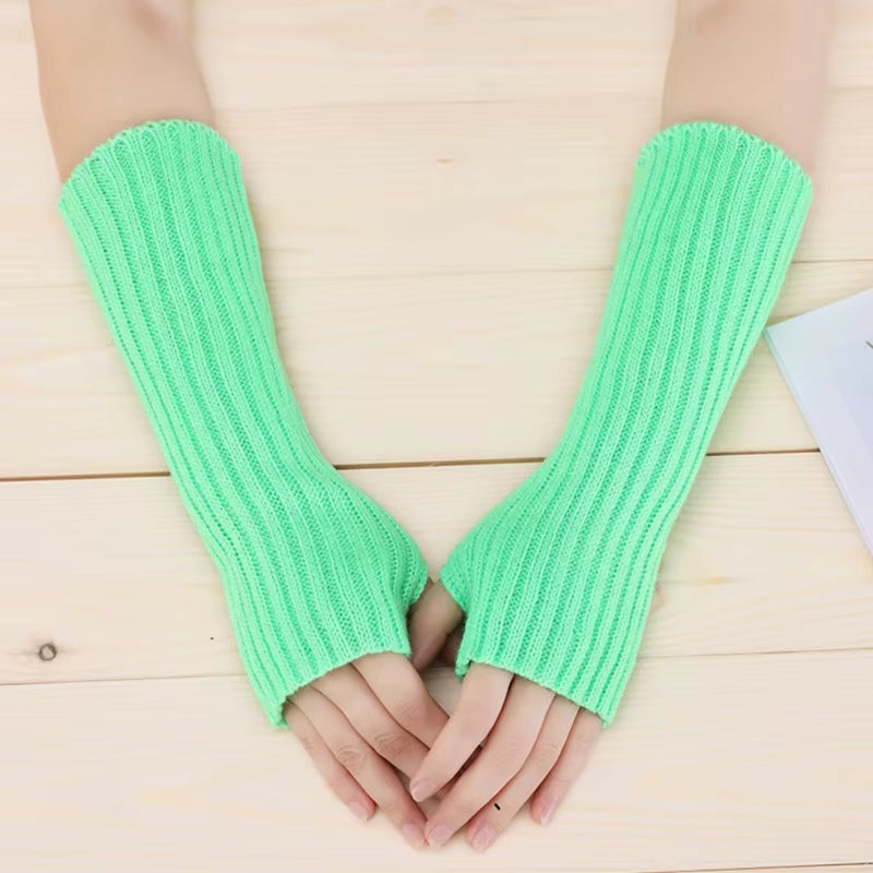 Fingerless Gloves Arm Warmers