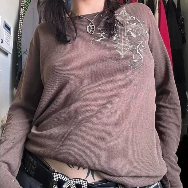 Cross Print T-Shirt 