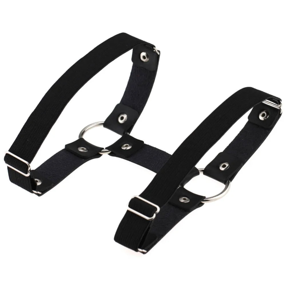 Sexy Leg Garter Wraps for Raves Goth Leg Chain Adjustable