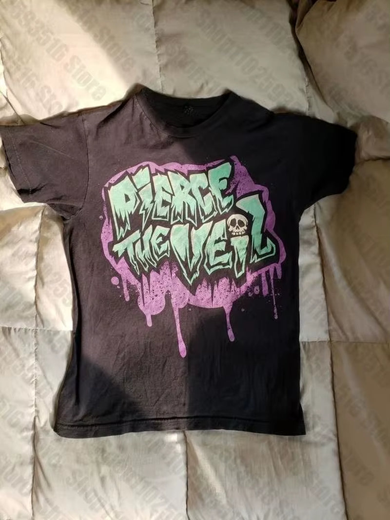 T-Shirts Emo Crop Top 