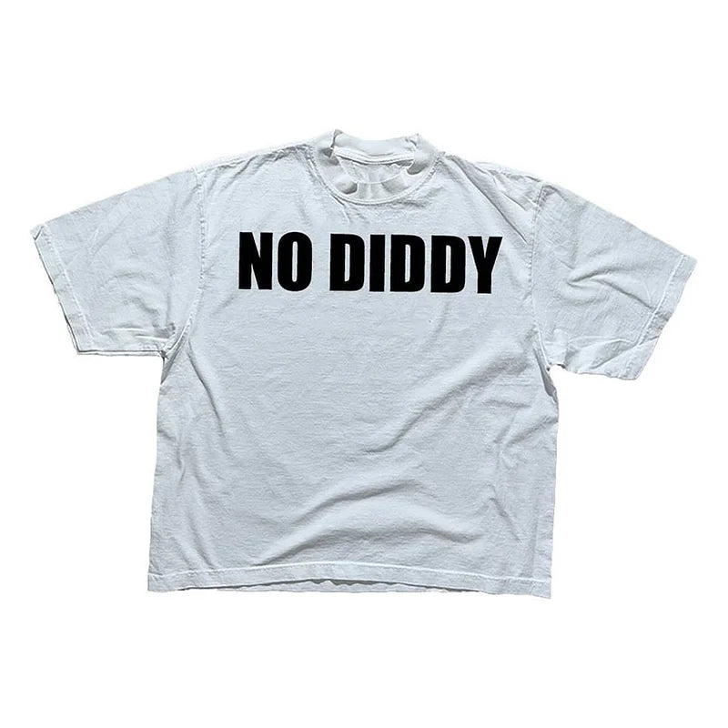 Oversized Y2K Cotton T-Shirt 