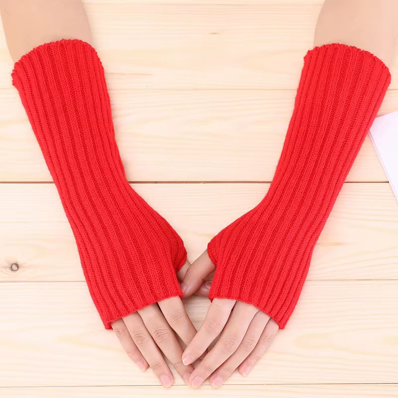 Fingerless Gloves Arm Warmers