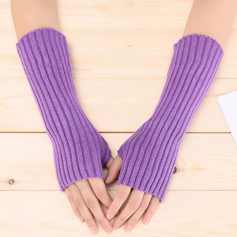 Fingerless Gloves Arm Warmers