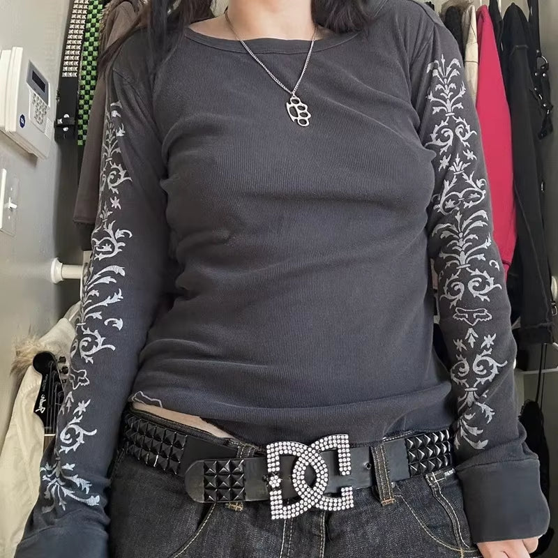 Cross Print T-Shirt 