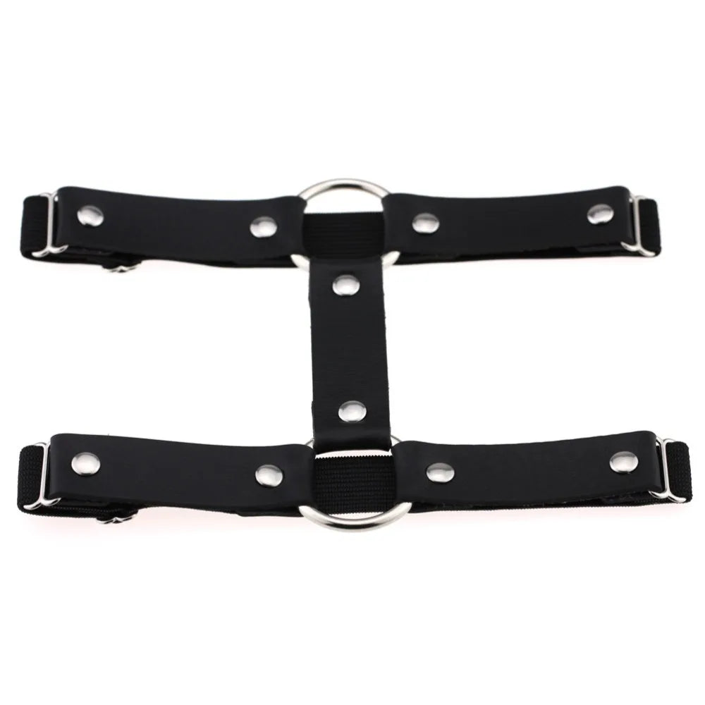 Sexy Leg Garter Wraps for Raves Goth Leg Chain Adjustable