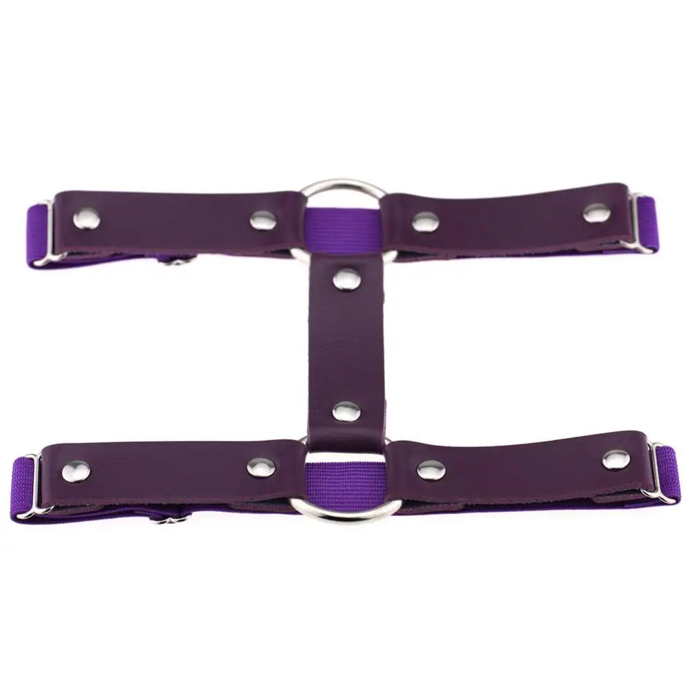Sexy Leg Garter Wraps for Raves Goth Leg Chain Adjustable