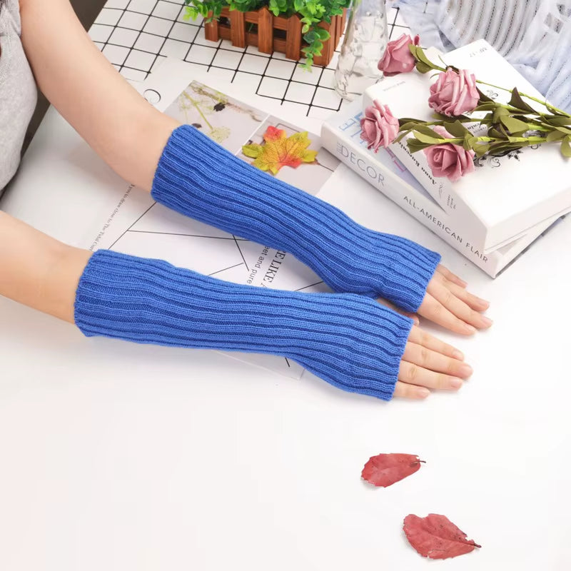 Fingerless Gloves Arm Warmers
