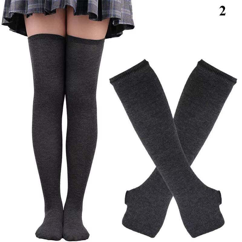 Striped Stocking Women over Knee Socks 