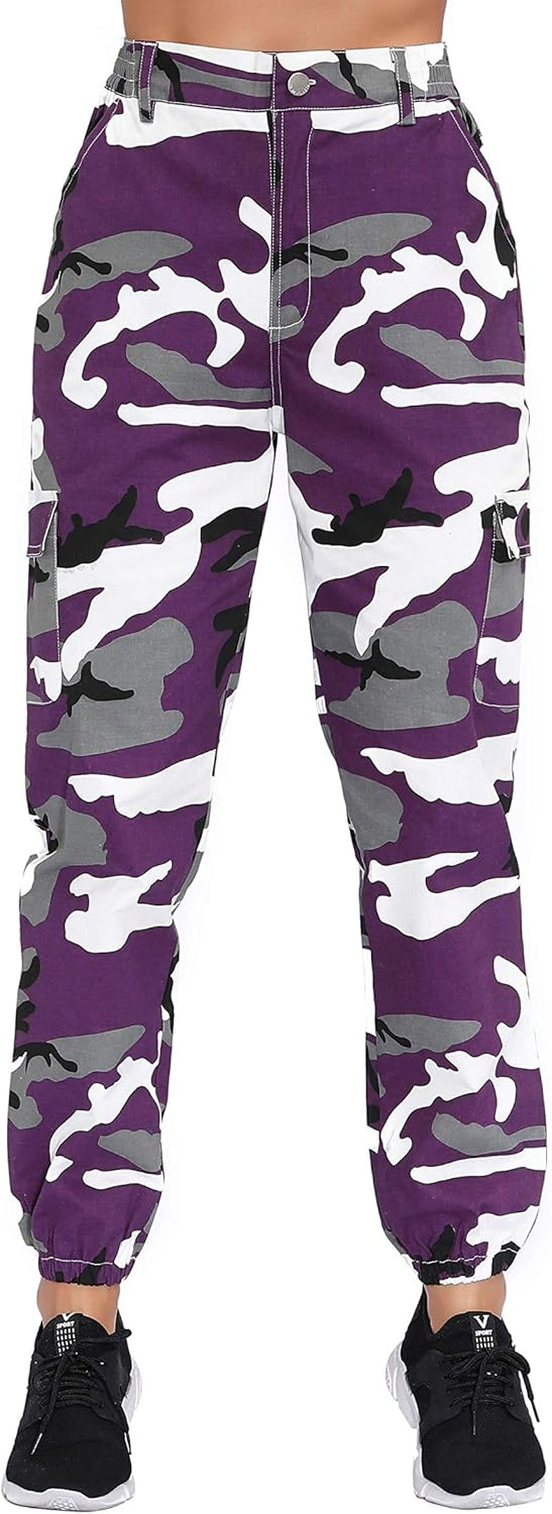 Women'S Camo Pants Cargo Trousers