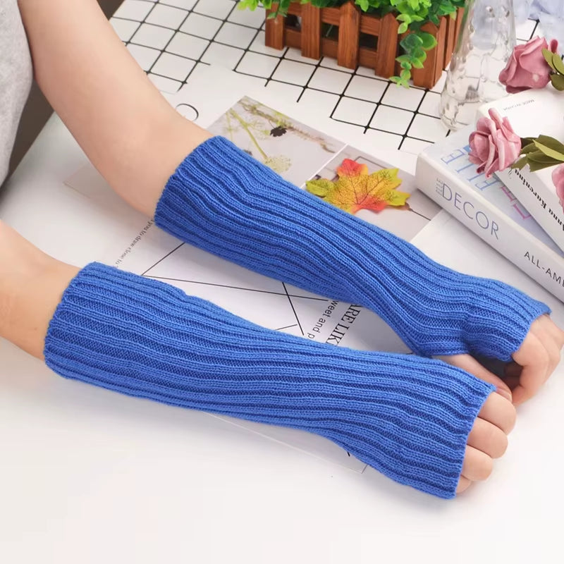 Fingerless Gloves Arm Warmers
