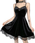 Gothic Clothes Dress Lace Mini Sleeveless 