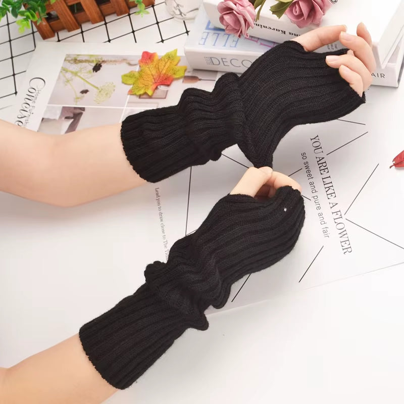 Fingerless Gloves Arm Warmers