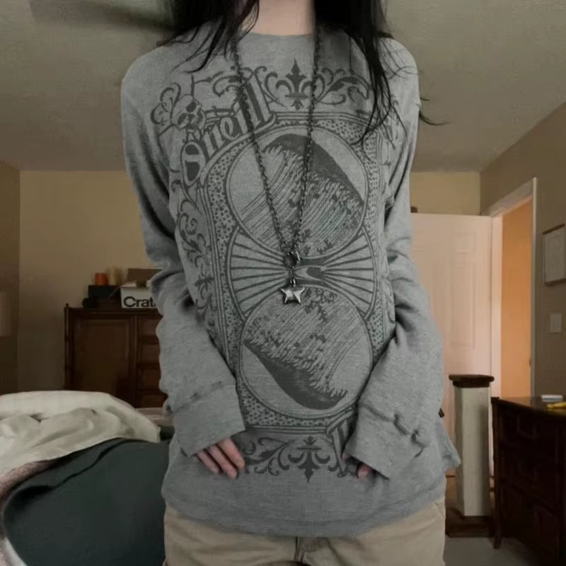 Cross Print T-Shirt 