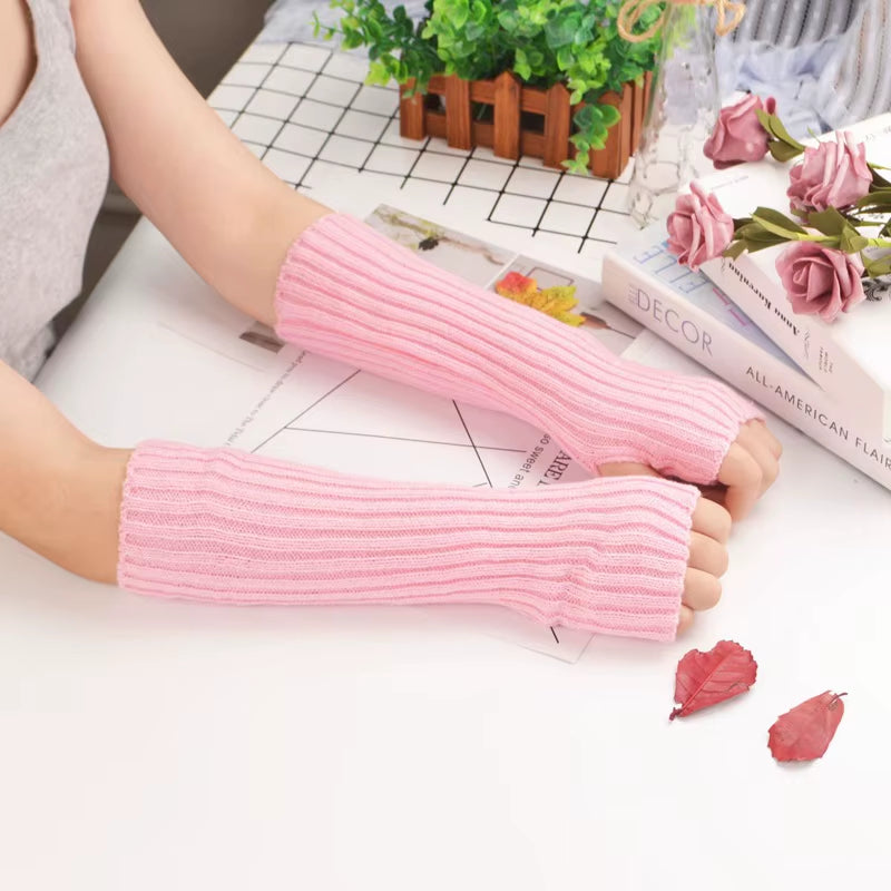Fingerless Gloves Arm Warmers